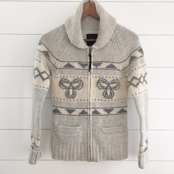 π SOLD! ARITZIA | TNA Lambswool Cardigan Sweater - Picture 1 of 8